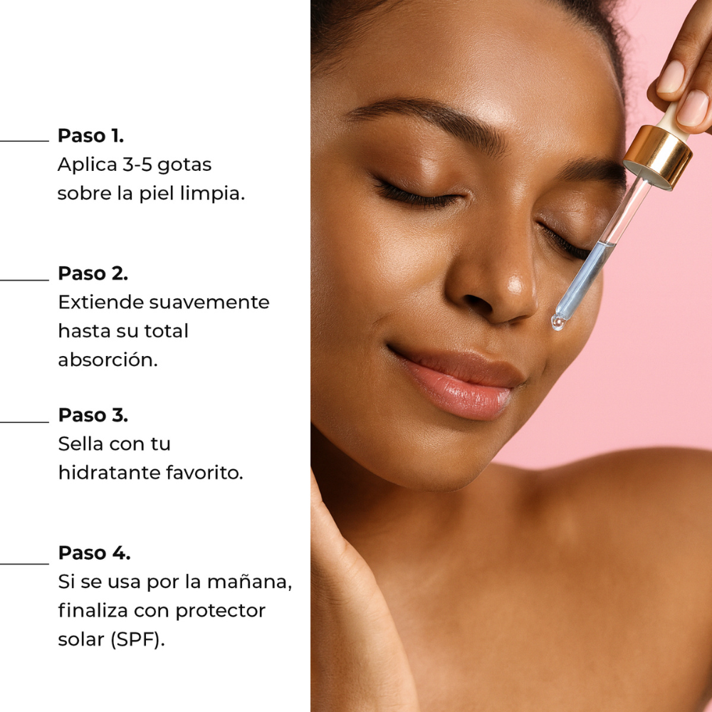 Cómo aplicar el sérum Lumen Drop: pasos para tu rutina de día y noche, con protección solar incluida