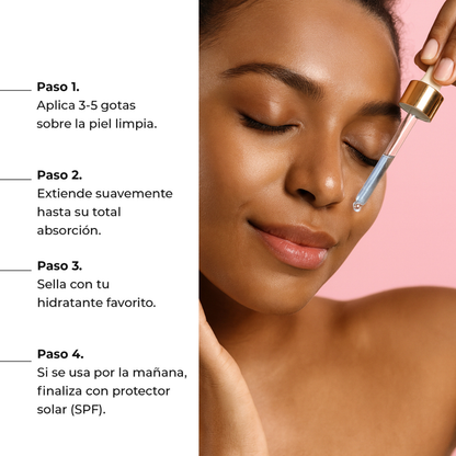 Cómo aplicar el sérum Lumen Drop: pasos para tu rutina de día y noche, con protección solar incluida